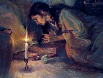 There is a similar scene of anointing found in Mark 14:3–9 and Matthew 26:6–13 (which is apparently is a copy of Mark’s narrative) enacted at Bethany in the house of Simon the leper. Marie Madeleine, Art Sacre, Prophetic Art, A Course In Miracles, Mary Magdalene, Biblical Art, Holy Week, Jesus Art, Catholic Art