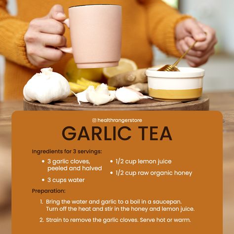 Garlic Tea Recipes, Cracked Feet Remedies, Golden Milk Recipe Turmeric, Garlic Tea, Chefs Club, Gallbladder Attack, Garlic Health Benefits, Tea Remedies, Garlic Benefits