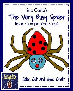 Busy Spider Craft, Very Busy Spider Craft, Craft For Kindergarten, Spring Bugs, The Very Busy Spider, Kindergarten Arts And Crafts, Spider Craft, Spider Book, Kindergarten Craft Activities