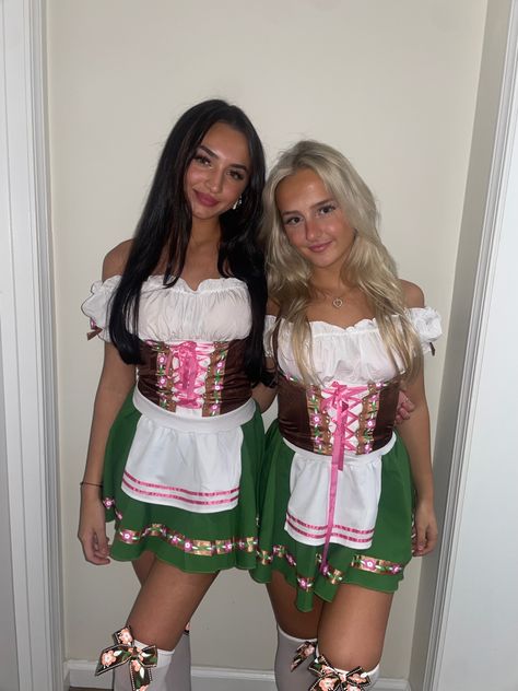 October Fest Costumes, Beer Maiden Costume, Oktoberfest Halloween Costumes, German Halloween Costume, Beer Girl Halloween Costume, October Fest Outfit, Oktoberfest Halloween Costume, Dirndl Costume, German Beer Girl Costume