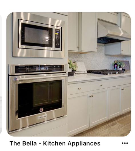 Kitchen Oven Ideas Wall, Stove On Countertop, Single Wall Oven With Microwave Above, Gas Stove Cooktop, Wall Microwave And Oven, Separate Stove Top And Oven, Build In Oven Kitchen, Wall Oven And Microwave Layout, Oven In Wall Kitchen