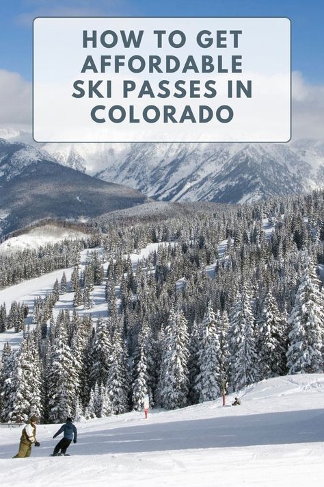 Learn how to find affordable ski passes in Colorado and enjoy winter in the Rocky Mountains without breaking the bank. San Juan Mountains Colorado, Mountain Winter, Colorado Winter, Ski Pass, San Juan Mountains, Budget Vacation, Colorado Vacation, Enjoy Winter, Travel Writing