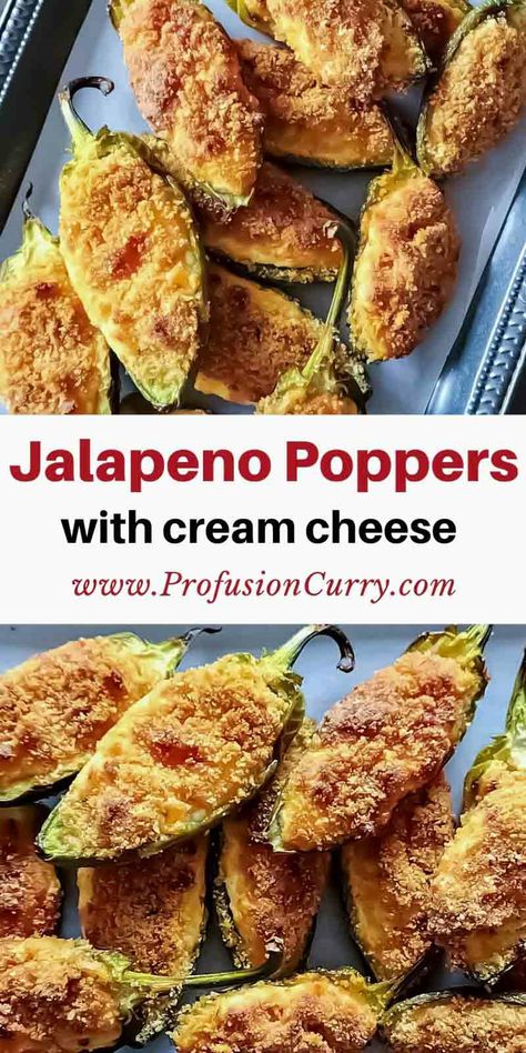 Jalapeno poppers with cream cheese and cheddar are the ultimate party snack! Learn how to make them at home with this easy recipe. Baked Jalapeno Popper are perfect healthy snack since we use airfryer or oven instead of deep frying. Oven Jalapeno Poppers, Baked Jalapeno Poppers Oven, Jalapeno Poppers Oven, Baked Jalapeno Poppers, Best Jalapeno Poppers, Jalapeno Poppers Recipe, Jalapeno Popper Recipes, Poppers Recipe, Air Fried Food