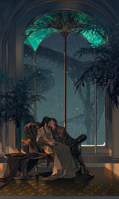 Japon Illustration, Arte Inspo, Anime Love Couple, 판타지 아트, Dreamy Art, 영감을 주는 캐릭터, Fantasy World, Pretty Art, Art Sketchbook