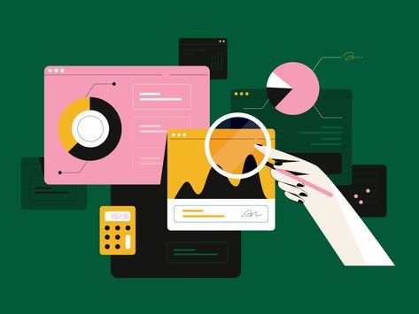 Blog Illustration, Dribbble Design, Brand Illustration, Data Visualization Design, Data Design, Motion Graphics Design, Motion Design Animation, Business Illustration, S Design