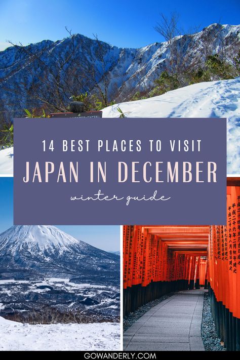 Find out about 14 must-see places to visit in Japan in December, perfect for planning your winter itinerary. Japan December, December In Japan, Tokyo In December, Tokyo December, Things To Do In Japan In Winter, Christmas Japan, Christmas In Japan, Japan In Winter, Japan In December