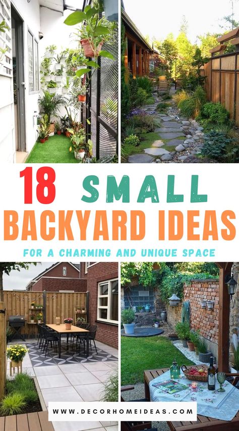 Discover the magic of mini backyard marvels with our collection of 18 chic ideas to transform your outdoor space. From cozy nooks to stylish garden accents, explore creative inspirations that make the most of your compact garden area. Small Backyard Inspiration, Corner Gardens, Mini Backyard, Backyard Sitting Areas, Compact Garden, Backyard Seating Area, Garden Nook, Cozy Nooks, Small Backyard Ideas