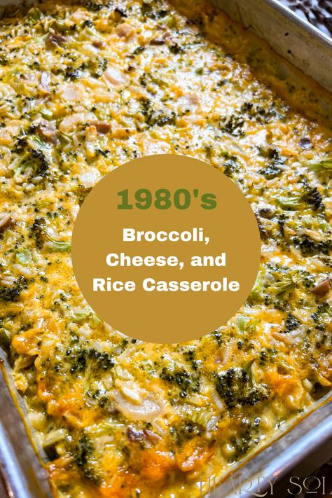 Old Fashion Broccoli Casserole, Brocoli And Cheese Rice, Broccoli Cheese Rice Recipes, Cheese Rice And Broccoli Casserole, Paula Deans Brocolli Casserole, Potluck Rice Recipes, Broccoli Cheese Rice Casserole Recipe, Cheesy Broccoli Rice Casserole Cheese Whiz, Cheesewiz Recipe