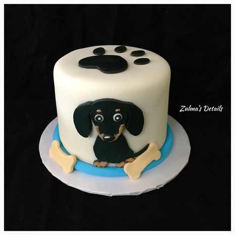 Weiner Dog Cake Ideas, Weenie Dog Cakes Dachshund, Weenie Dog Cake, Dachshund Cake Topper, Sausage Dog Cake Dachshund, Cake Designs For Dogs, Dachshund Cake Ideas, Dachshund Birthday Cake, Wiener Dog Cake