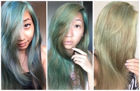 How to Fade Hair Dye Faster! – Mint.Tea.Milk Fading Hair Dye, Fade Hair Color, How To Fade Hair, Faded Blue Hair, Faded Purple Hair, Wash Out Hair Dye, Faded Hair Color, Hair Dye Removal, Green Hair Dye