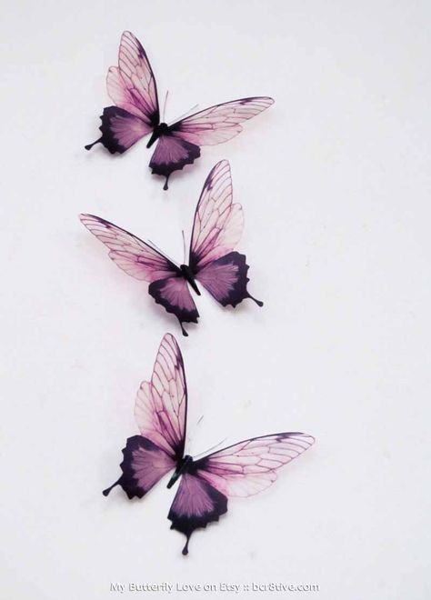 Purple Butterfly Tattoo, Butterfly Caterpillar, Creative Butterfly, My Butterfly, Butterfly Tattoos For Women, Butterfly Art Painting, Butterfly Quotes, Butterfly Butterfly, Butterfly Decor