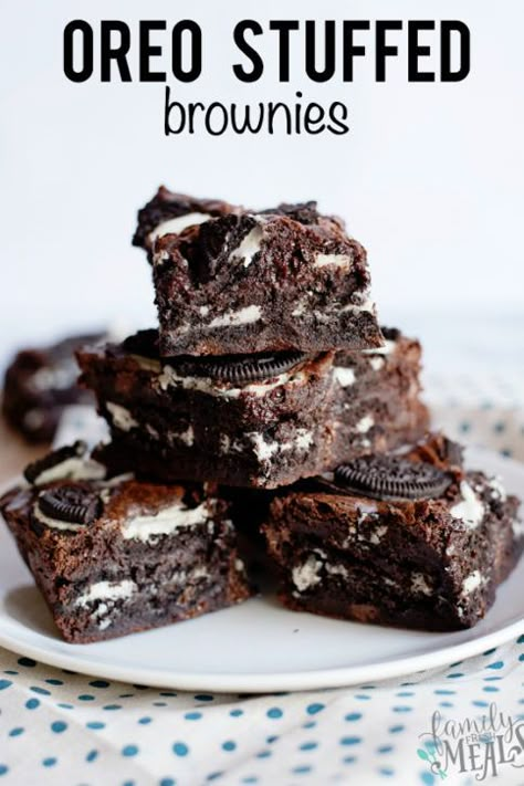 Desserts Archives - Family Fresh Meals Brownie Recipes Oreo, Health Desert, Stuffed Brownies, Lunch Work, Oreo Brownie, Oreo Desserts, Sides Dishes, Fresh Meals, Family Fresh Meals