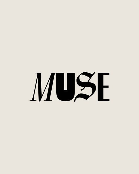 branding design & logos for creative magazine, muse 🖤 Logos, Illustrator Hacks, Creative Magazine, Muse Magazine, Artist Branding, Design Logos, Font Pairing, Bold Typography, Small Business Branding