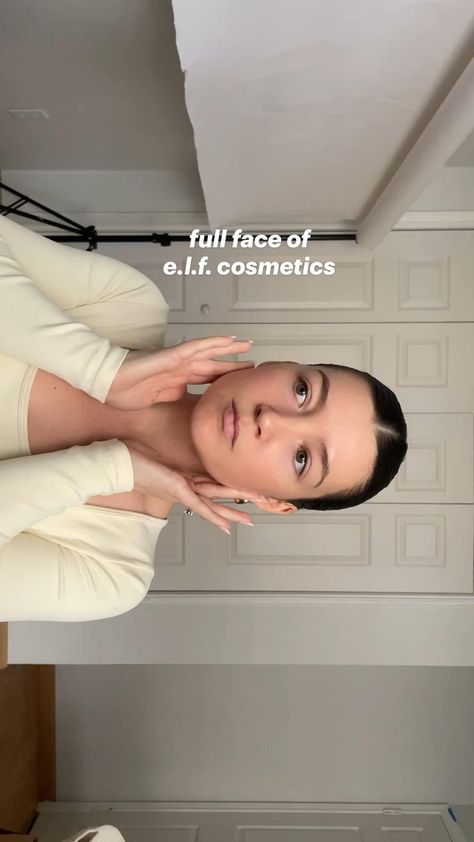 full face of e.l.f. cosmetics — everyday makeup look No Makeup Makeup Products, Full Makeup Tutorial, Healthy Makeup, Drugstore Makeup Tutorial, No Makeup Makeup, Best Drugstore Makeup, Swag Makeup, Makeup Help, Elf Cosmetics