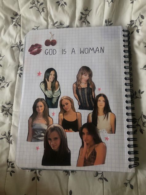 Coquette Journal Ideas, Coquette Journal, Aesthetic Journals, God Is A Woman, Music Journal, Bulletin Journal Ideas, Best Printers, Diary Planner, Art Journal Therapy