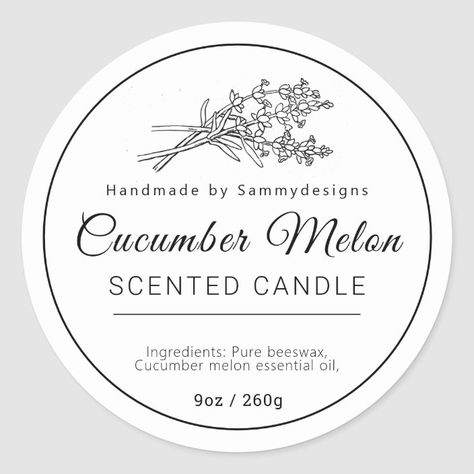 Candle Ingredients, Personalized Candle Labels, Candle Logo Design, Candle Labels Printable, Candle Logo, Lavender Scented Candle, Coconut Candle, Candle Stickers, Round Candles