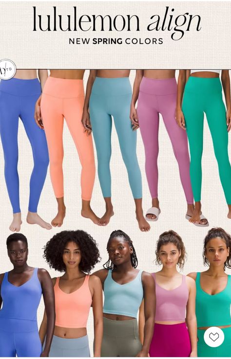 Lululemon Color Combos, Workout Outfit Ideas, Bright Colored Outfits, Womens Active Wear Outfits, Lululemon Workout, Cute Workout Outfits, Workout Clothing, Workout Outfits, Matching Leggings