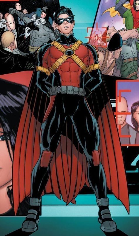 Robin Pfp, Timothy Drake, Tim Drake Red Robin, Robin Tim Drake, Robin Comics, Robin Dc, Red Robin, Arte Dc Comics, Batman Comic Art