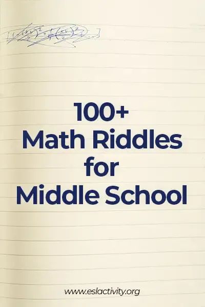 Check out the list of fun math riddles for middle school students. We have easy, intermediate, and difficult brain teasers with answers. #riddles #mathriddles #mathquestions #mathquiz Riddles For High School Students, Middle School Math Puzzles Brain Teasers, Brain Teasers With Answer Key, Maths Quiz With Answers, Maths Riddles With Answers, Maths Riddles, School Riddles, Math Puzzles Brain Teasers, Math Riddles With Answers