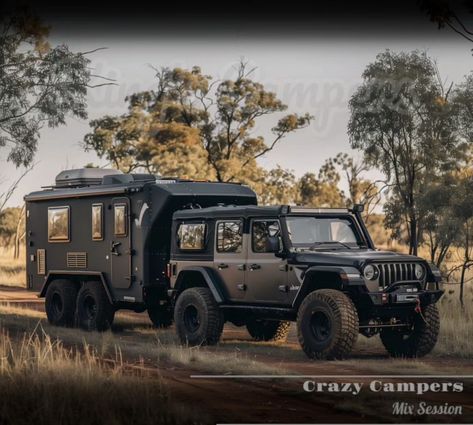 Jeep Wrangler Camper, Jeep Wrangler Camping, Overland Jeep, Jeep Wk, American Expedition Vehicles, Off Road Jeep, Expedition Trailer, Jeep Camping, Overland Trailer