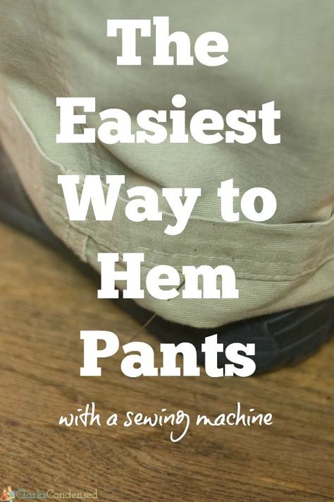 Best Way To Hem Pants, Hem Pants Hack, Heming Pants With Original Hem, Heming Pants, Easy Way To Hem Pants, Hem Linen Pants How To, How To Hem Polyester Pants, Hem Pants With Original Hem, Hemming Pants Machine