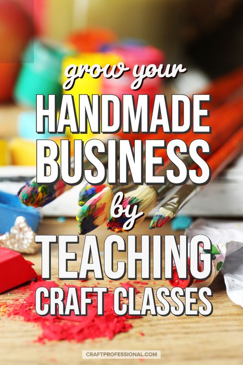 Craft Classes For Adults, Work Shops Ideas, Craft Class Ideas, Craft Workshop Ideas, Creative Workshop Ideas, Teaching Craft Classes, Crafting Workshop, Jewelry To Sell, Business Crafts