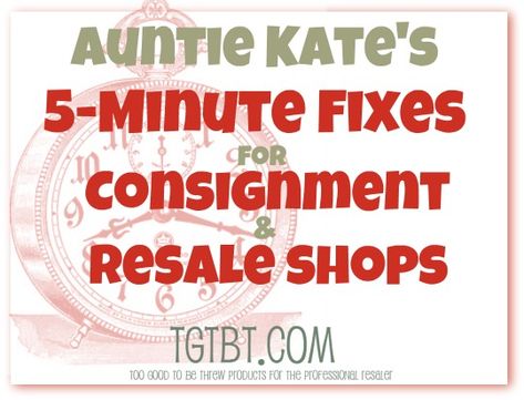 There are so many things we'd like to do to improve our resale or consignment or thrift shop, aren't there. Sometimes it can be overwhelming. But here's lots of 5-minte fixes from Too Good to be Threw Consignment Store Organization, Resale Shop Ideas Layout, Consignment Tips, Reselling Tips, Christmas Competitions, Dream Boutique, Indie Singers, Clothes Closet Organization, Vendor Booth