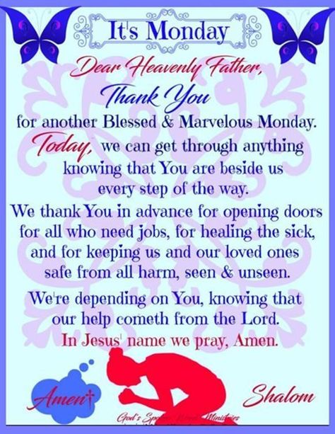 Monday Prayers To Bless Your Week Motivational Prayers, Monday Prayers, Monday Morning Prayer, Monday Morning Blessing, Everyone Is Welcome Here, Monday Prayer, Monday Greetings, Prayer Of The Day, Prayer Message