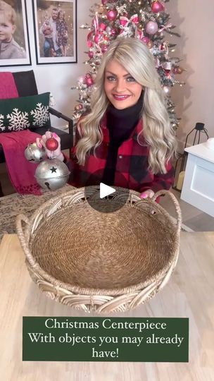 53K views · 575 reactions | Cute & Easy Christmas Centerpiece 🎄❤️ I figure most of us, or at least a good portion of us all have some ornaments, garland, flameless candles, and something to add it all in to! I have so many flameless candles! I love them and like to add them anywhere I can. I will link what I used for my centerpiece in LTK! (The star picks are from my garland that I took off to use as picks) LTK link in bio ❤️ @LTK #ltkhome #ltkholiday #christmasdecor #christmascenterpiece #christmastiktok | Cherish Larsen Christmas Ornament Centerpieces Bowls, Floating Candycane Candles, Ornament Candle Centerpiece, Deco Mesh Candle Ring Christmas Centerpieces, Christmas Tray Decor, Christmas Candle Centerpiece, Dyi Christmas Decorations For Home Dollar Stores Center Pieces, Christmas Tray, Flameless Candles