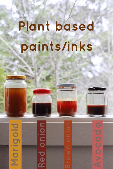 How To Make Paint With Flowers, Eco Painting Ideas, How To Make Paint Out Of Flowers, Making Paint From Flowers, How To Make Ink, Diy Ink, Tinta Natural, Ink Making, Natural Paint