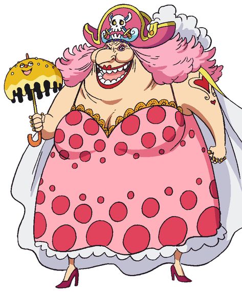 Big Mama One Piece, Big Mom One Piece, Charlotte Linlin, One Piece Tumblr, Mom Characters, One Piece Crossover, Big Mom Pirates, Alice In Wonderland Drawings, Big Mom