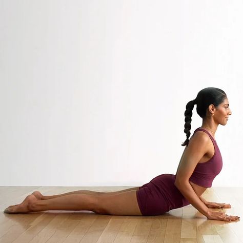 Cobra Pose, or Bhujangasana, is a yoga pose that is often misunderstood to be a beginner posture. It's so much more than that. Gomukhasana Pose, Bikram Yoga Sequence, Ardha Matsyendrasana Pose, Kid Friendly Yoga, King Pigeon Pose, Cobra Pose Yoga, Anusara Yoga Sequence, Tech Neck, Chest Opening