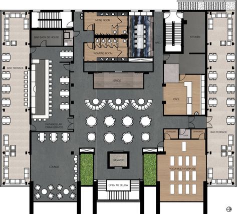 University Cafeteria Design Plan, Cafeteria Architecture, School Cafeteria Design, Cafeteria Plan, Cafe Floor Plan, University Cafeteria, Canteen Design, University Plan, Cafeteria Design