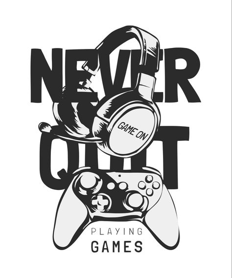 Gamer Design Graphic, Gamer Shirt Design, Game Controller Art, Gaming Svg, Playstation Logo, Gamer Svg, Black Gamer T-shirt With Screen Print, Black Gamer T-shirt With Graphic Print, Gamer Style Cotton T-shirt With Logo Print