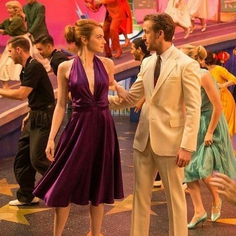 La La Land Costumes, Lala Land Dresses, La La Land Aesthetic, Land Aesthetic, To The Fools Who Dream, Land Movie, Beautiful Cinematography, Damien Chazelle, Emily Stone