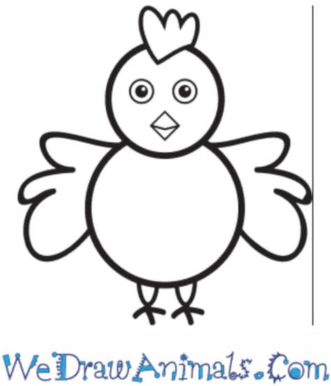 Chicken Drawing & Sketches For Kids Check more at https://www.kidsartncraft.com/chicken-drawing-sketches-for-kids/ Chicken Drawing Simple, Sketches For Kids, Chicken Sketch, Bird Outline, Chicken Drawing, Chicken Illustration, Farm Animal Coloring Pages, Cartoon Chicken, Children Sketch