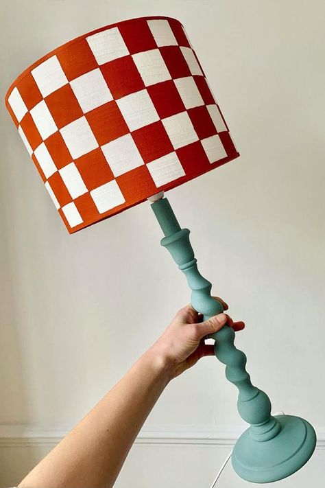 3 Ways I Create A Unique, Personal Style Without Spending A Fortune Do It Yourself Quotes, Colorful Lamps, Painting Lamp Shades, Painting Lamps, Diy Lamp Shade, Diy Lamp, Dream House Decor, Eclectic Decor, Lamp Shades