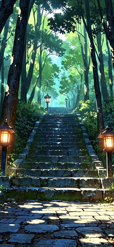 Drawing Ideas Nature Colour, Anime Places Wallpaper, Manga Background Landscapes, Anime Scenery Drawing, Aesthetic Landscape Wallpaper, Anime Story Ideas, Aesthetic Anime Scenery Wallpaper, Anime Landscape Wallpaper, Anime Aesthetic Landscape