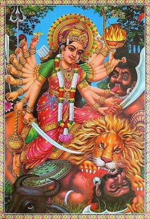 The Complete Guide to Chamunda Mantra [Feel Miraculous Blessings] Mahishasura Mardini, Durga Ji, Durga Picture, Aadi Shakti, Shakti Goddess, Shiva Parvati Images, Durga Images, Navratri Images, Lord Shiva Family