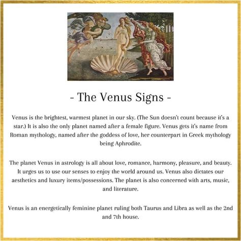 Venus Roman Goddess Tattoo, Venus Sign, Venus Goddess Of Love, Venus Goddess, Venus Witchcraft, Venus Meaning, Venus In Taurus, Venus Astrology Symbol, Birth If Venus Art