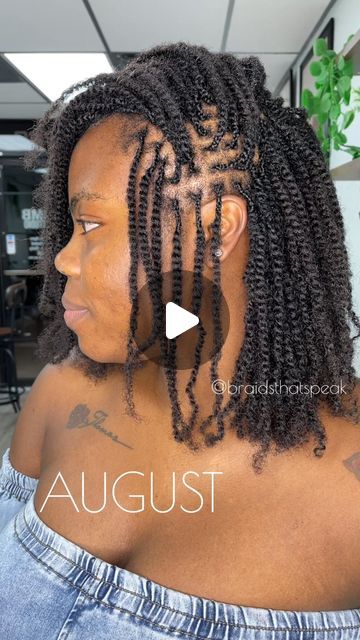 Mini Twists With Shells, Hair For Marley Twist, Bob Spring Twist Braids, Micro Nubian Twist Hairstyles, Spring Twist Bob Hairstyles, Bob Mini Twists, Natural Hair Twists With Extensions, Bob Spring Twists Hairstyle, Guess Girl Hairstyles