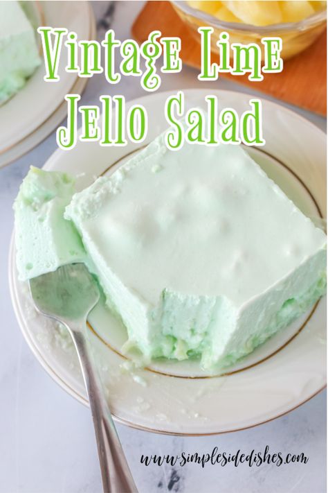 Lime Jello Recipes, Lime Jello Salad, Green Jello Salad, Jello Fruit Salads, Lime Jello Salads, Jello Mold Recipes, Congealed Salad, Desserts Oreo, Gelatin Salad