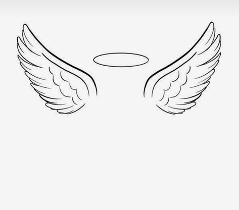 Angel Wings Coloring Pages, Simple Wings Drawing, Angel Wings Drawing Simple, Angel Wing Drawing Tattoo, Angel Wing Drawing, Angel Wing Tattoo Designs, Angel Wings Stencil, Angel Wings Tattoo Stencil, Angel Wing Outline