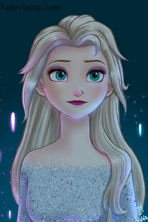 2D Elsa painting，#elsa #frozen #frozen2 How To Draw Elsa From Frozen 2, Frozen Painting Ideas, Elsa Frozen 2 Drawing, Frozen Elsa Drawing, Elsa Painting, Elsa Anime, Anna Frozen 2, Elsa Drawing, Anastacia Disney