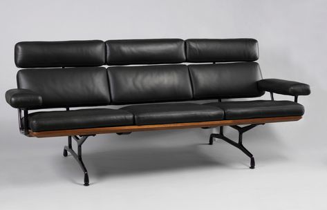 The ES 108 Sofa | Cooper Hewitt, Smithsonian Design Museum Eames Sofa, Eames Furniture, Cooper Hewitt, Funky Furniture, Chaise Design, Good Design, Design Museum, Furniture Inspiration, Mid Century Modern Furniture