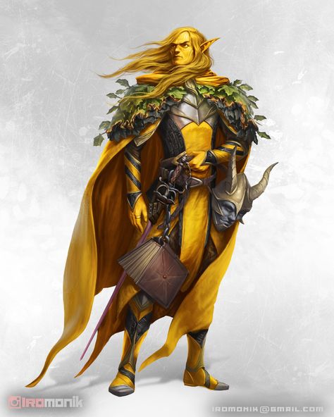 ArtStation - Eladrin All seasons Fall Eladrin, Summer Eladrin, Dnd Elves, Dnd Inspiration, Elf Characters, Wood Elf, Dnd Monsters, Knight Art, Fantasy Races