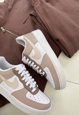 ASOS Marketplace | Buy & sell new, pre-owned & vintage fashion Nike Mocha, Brown Air Force 1, Air Force Women, Nike Air Force 1 Custom, Air Force 1 Custom, Custom Air Force 1, Custom Nike, Opening A Boutique, Your Gorgeous