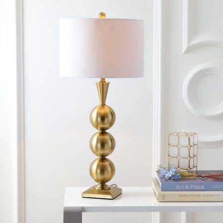 Pretty Bedrooms, Round Table Lamp, Gold Table Lamp, Table Metal, Cool Floor Lamps, Table Lamp Base, Metal Table Lamps, Led Table, Brass Table Lamps