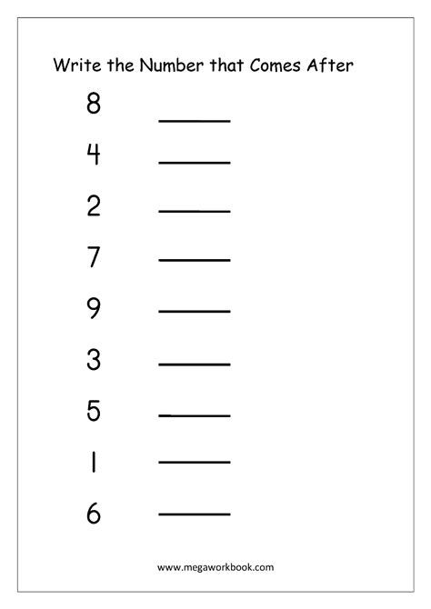 After Numbers Worksheet, Ordering Numbers Worksheet, Basic Math Worksheets, Number Words Worksheets, Lkg Worksheets, Counting Worksheets For Kindergarten, Kindergarten Math Worksheets Addition, Maths Worksheet, Number Worksheets Kindergarten