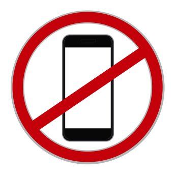 No Cellphone Sign, No Cell Phone Sign, Clip Art Free, No Phone, Airline Travel, Travel Hacks, Clip Art, Lost, Travel